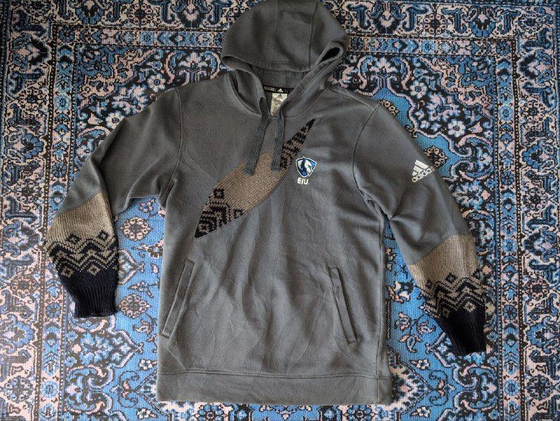 Champion × diluga, Кастомный свитшот, размер XL